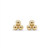 14K Gold | Ohrstecker Dreifach Kugel Design O083