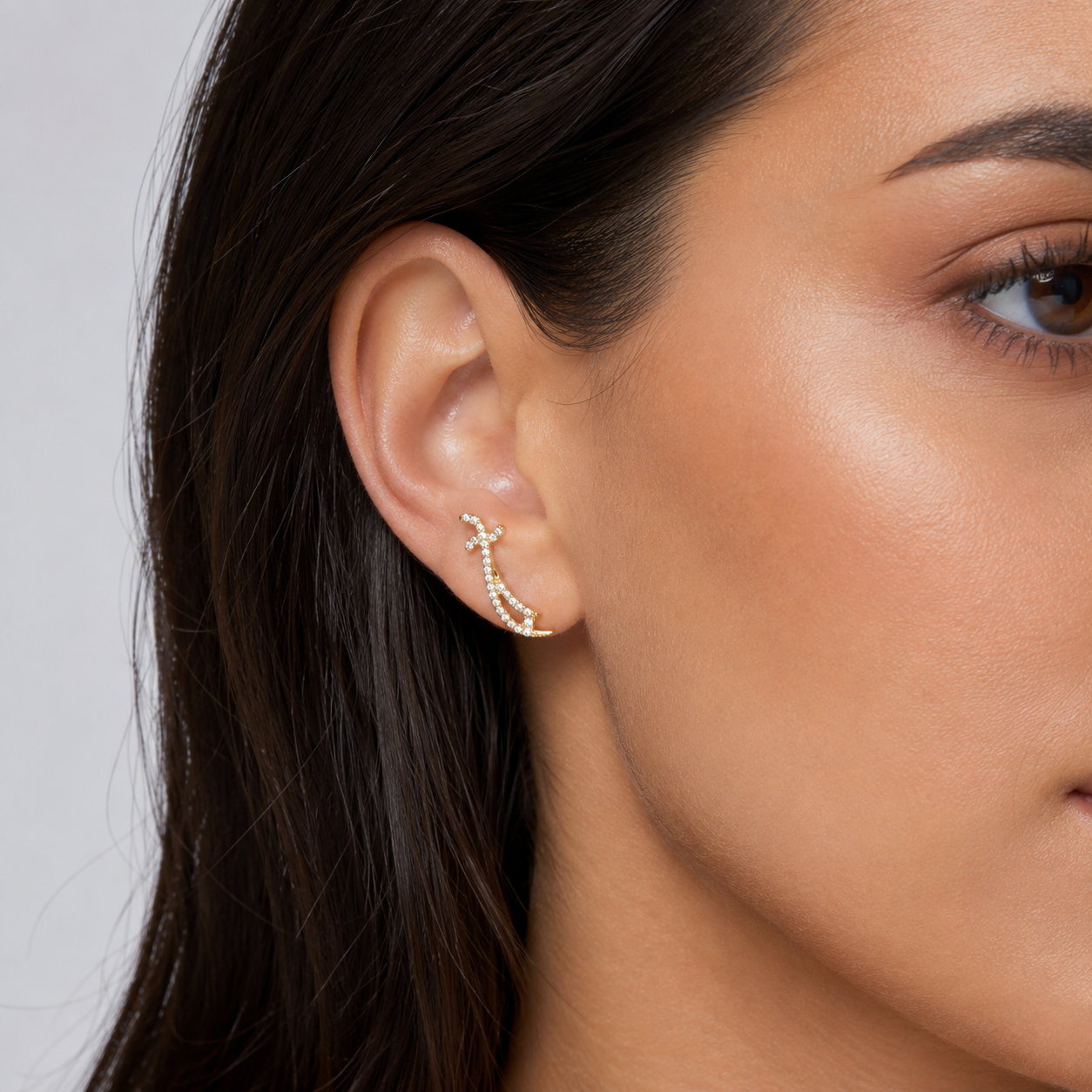 14K Gold | Ohrstecker mit Ali Schwert O144
