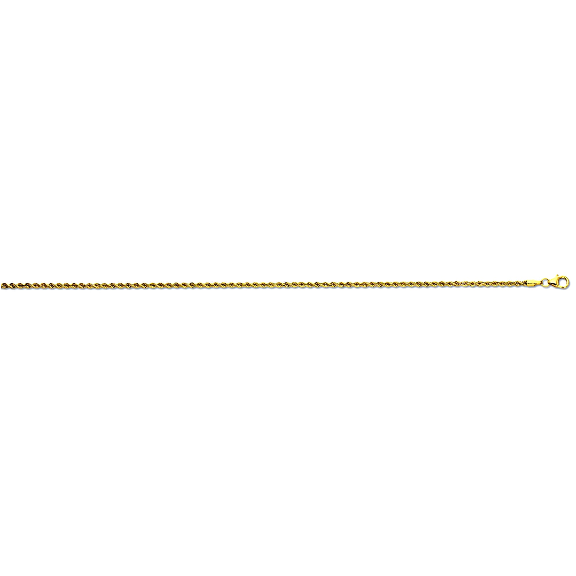 14K Gold | Kordel 2,10 mm - 3,30 mm