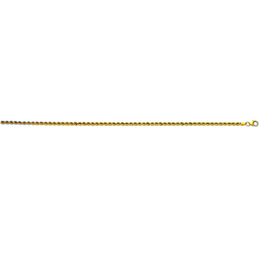 14K Gold | Kordel 2,10 mm - 3,30 mm