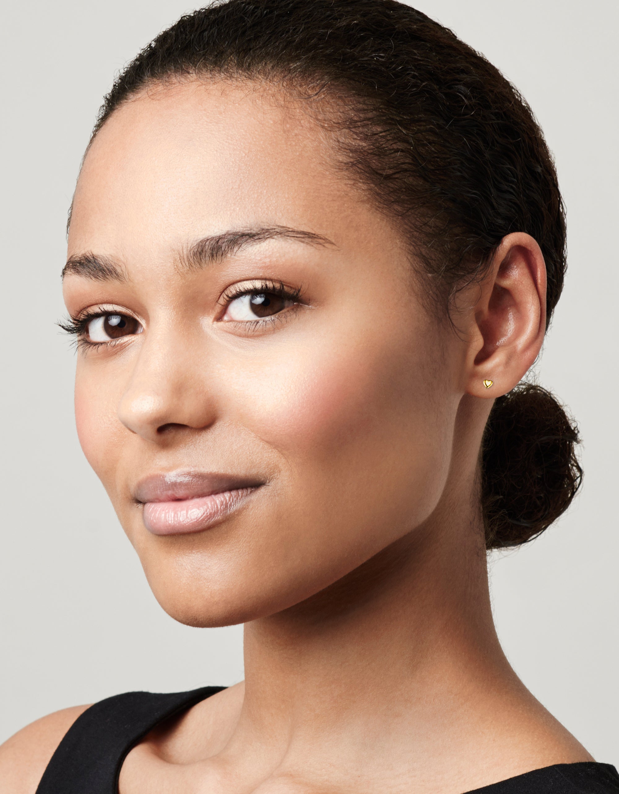 8K Gold | Ohrstecker Herz