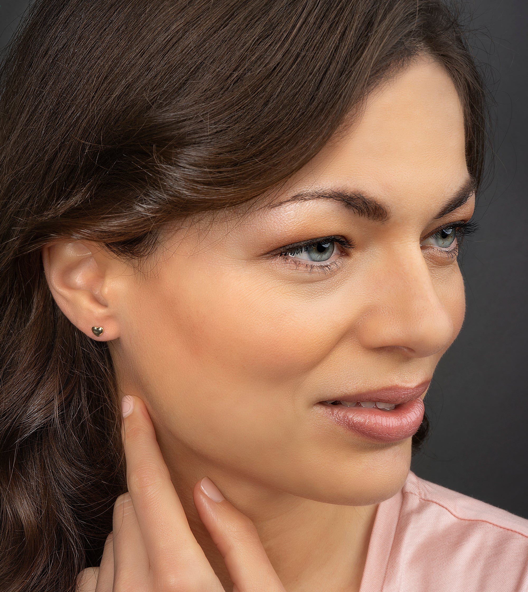 8K Gold | Ohrstecker Herz