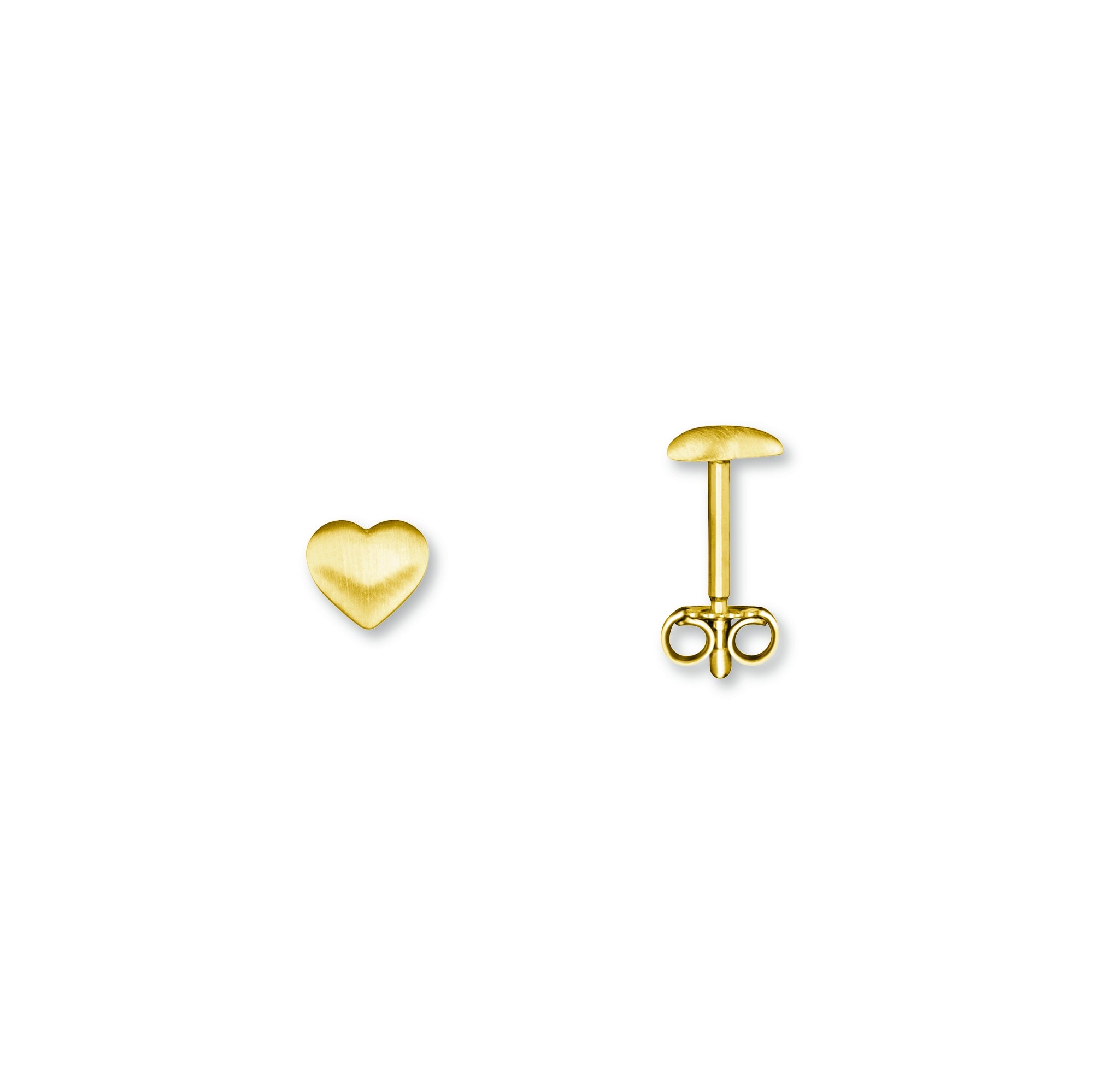 8K Gold | Ohrstecker Herz
