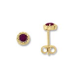 8K Gold | Ohrstecker Rubin