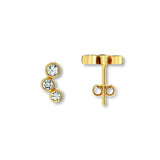8K Gold | Ohrstecker Zirkonia