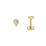 8K Gold | Ohrstecker Zirkonia