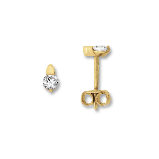 8K Gold | Ohrstecker Zirkonia