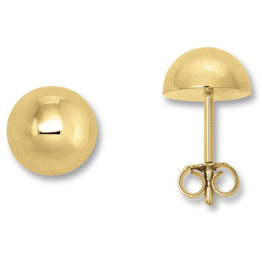 8K Gold | Ohrstecker Kugel Ø 8,0 mm