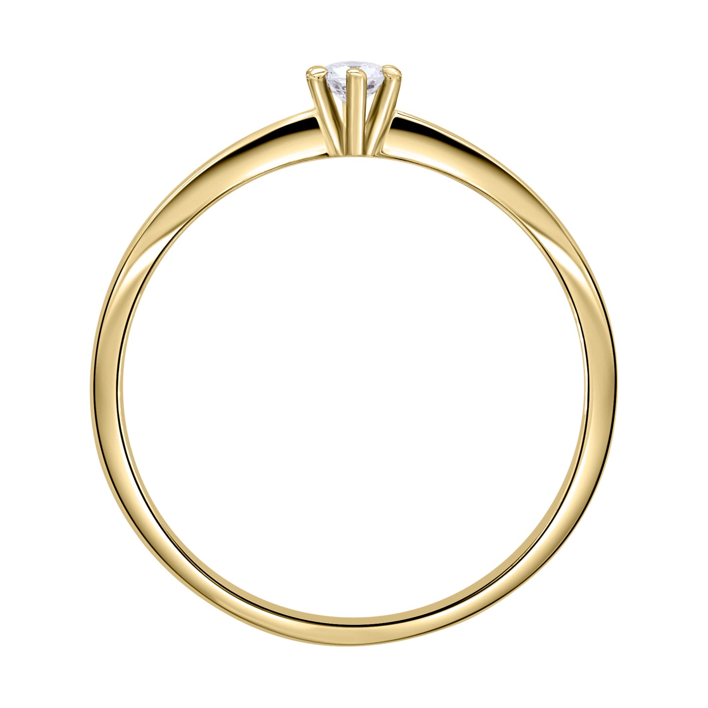 14K Gold | Ring Brillant 0,03ct