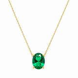 14K Gold | Halskette mit Zirkonia