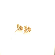 14K Gold | Ohrstecker mit Kleeblatt