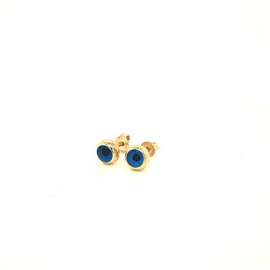 14K Gold | Ohrstecker mit Nazar