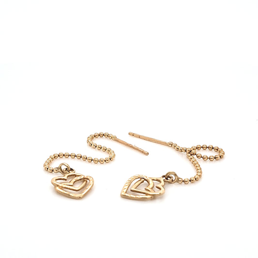 14K Gold | Ohrstecker Herz