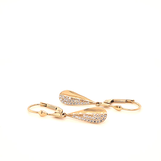 14K Gold | Ohrstecker Tropfen
