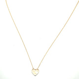 14K Gold | Halskette mit Herz