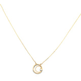 14K Gold | Halskette mit Zirkonia