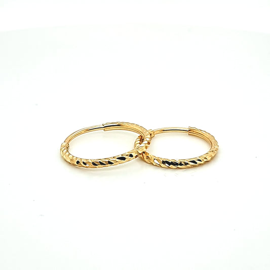 14K Gold | Ohrstecker Creole