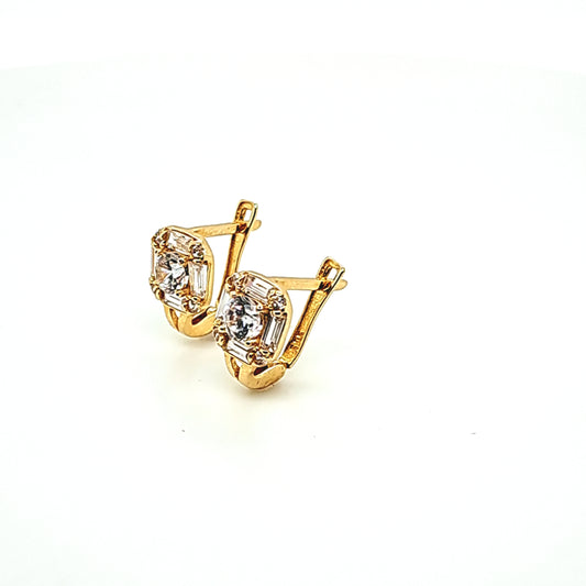 14K Gold | Ohrstecker mit Zirkonia