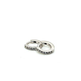 14K Gold | Ohrstecker Creole mit Zirkonia