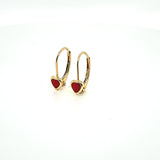 14K Gold | Ohrstecker mit Herz