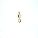 14K Gold | Anhänger mit Infinity und Zirkonia K100
