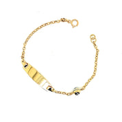 14K Gold | Armband ID-Band mit nazar