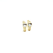 14K Gold | Ohrstecker mit Zirkonia und Kitty