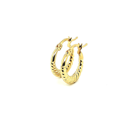 14K Gold | Ohrstecker Creole