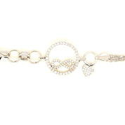 925 Silber |  Armband Infinity mit Zirkonia