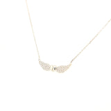 925 Silber |  Halskette Angel mit Zirkonia