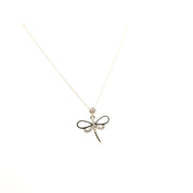 14K Gold | Halskette Schmetterling mit Zirkonia