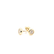 14K Gold | Ohrstecker mit Zirkonia