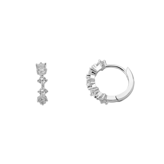 925 Silber |  Ohrringe KRAPPE SILBER XENOX