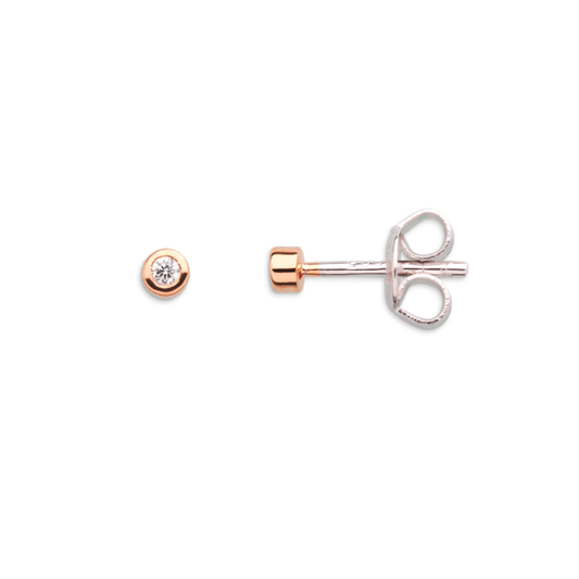 925 Silber |  Ohrringe ZARGE ROSE CANDIES  XENOX