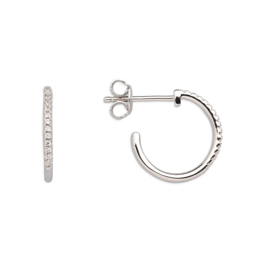925 Silber |  Ohrringe CREOLEN XENOX