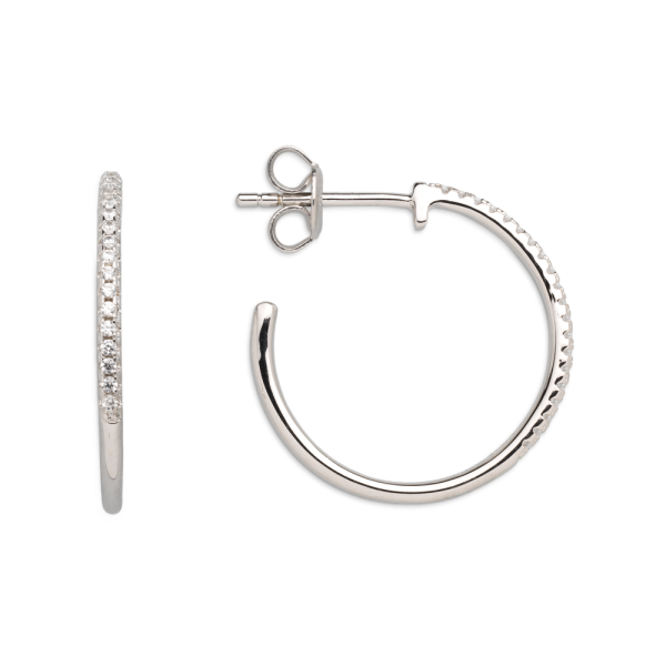 925 Silber |  Ohrringe CREOLEN XENOX