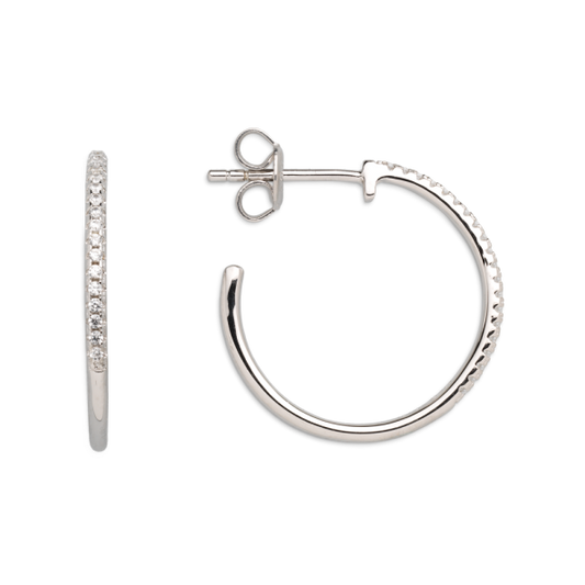 925 Silber |  Ohrringe CREOLEN XENOX