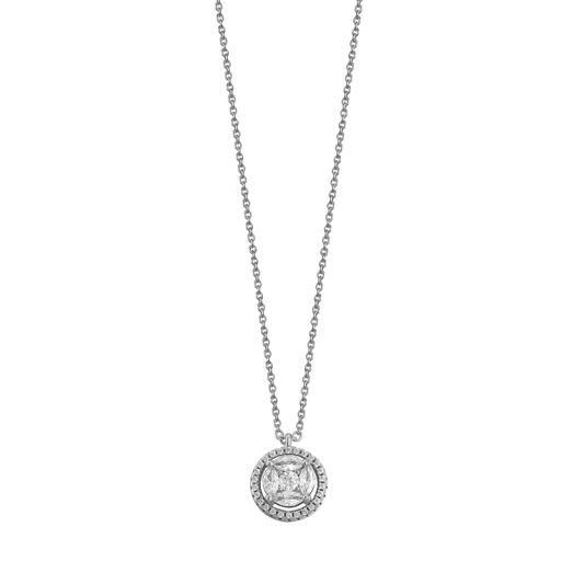 925 Silber |  Halsketten SILVER CIRCLE HALO XENOX