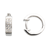 925 Silber |  Ohrringe CREOLEN XENOX