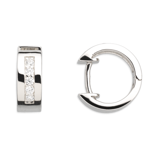 925 Silber |  Ohrringe CREOLEN XENOX