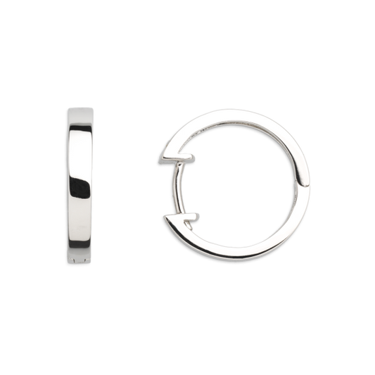 925 Silber |  Ohrringe CREOLEN XENOX