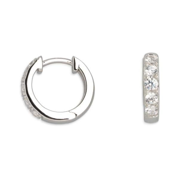 925 Silber |  Ohrringe CREOLEN XENOX