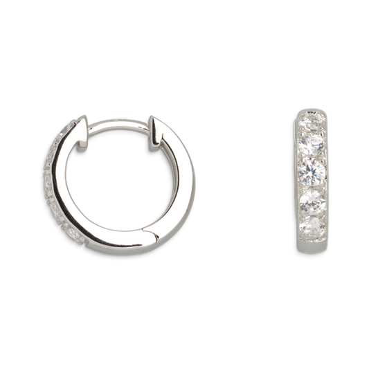 925 Silber |  Ohrringe CREOLEN XENOX