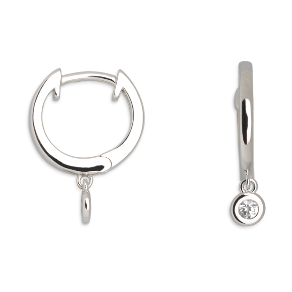 925 Silber |  Ohrringe CREOLEN XENOX