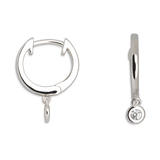 925 Silber |  Ohrringe CREOLEN XENOX