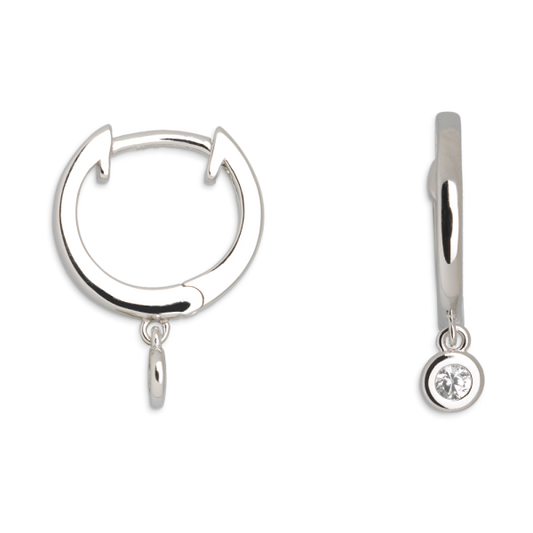 925 Silber |  Ohrringe CREOLEN XENOX