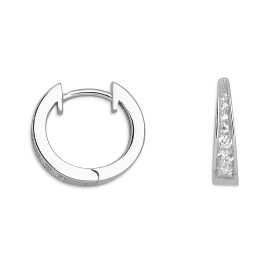 925 Silber |  Ohrringe CREOLEN XENOX