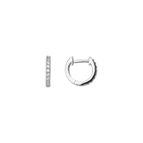 925 Silber |  Ohrringe CREOLEN XENOX