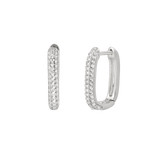 925 Silber |  Ohrringe CREOLEN XENOX