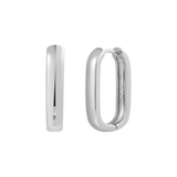 925 Silber |  Ohrringe CREOLEN XENOX